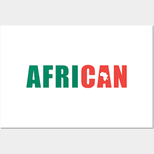 African Typography Posters and Art